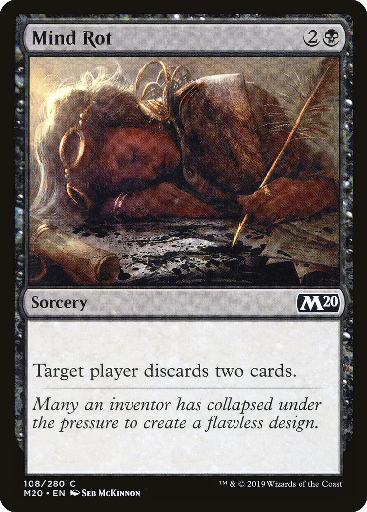 Pourrissement cérébral — Core Set 2020 — Magic: The Gathering