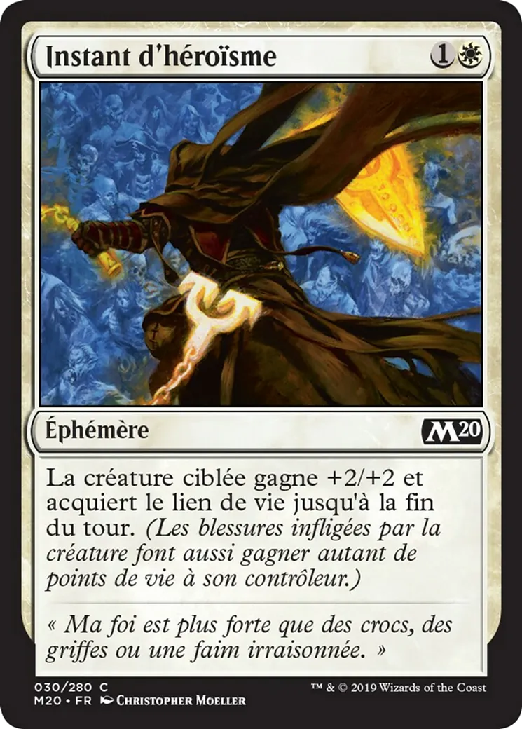 Instant d'héroïsme — Core Set 2020 — Magic: The Gathering