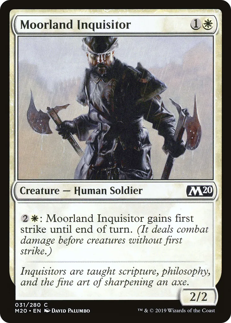 Inquisiteur de la lande — Core Set 2020 — Magic: The Gathering