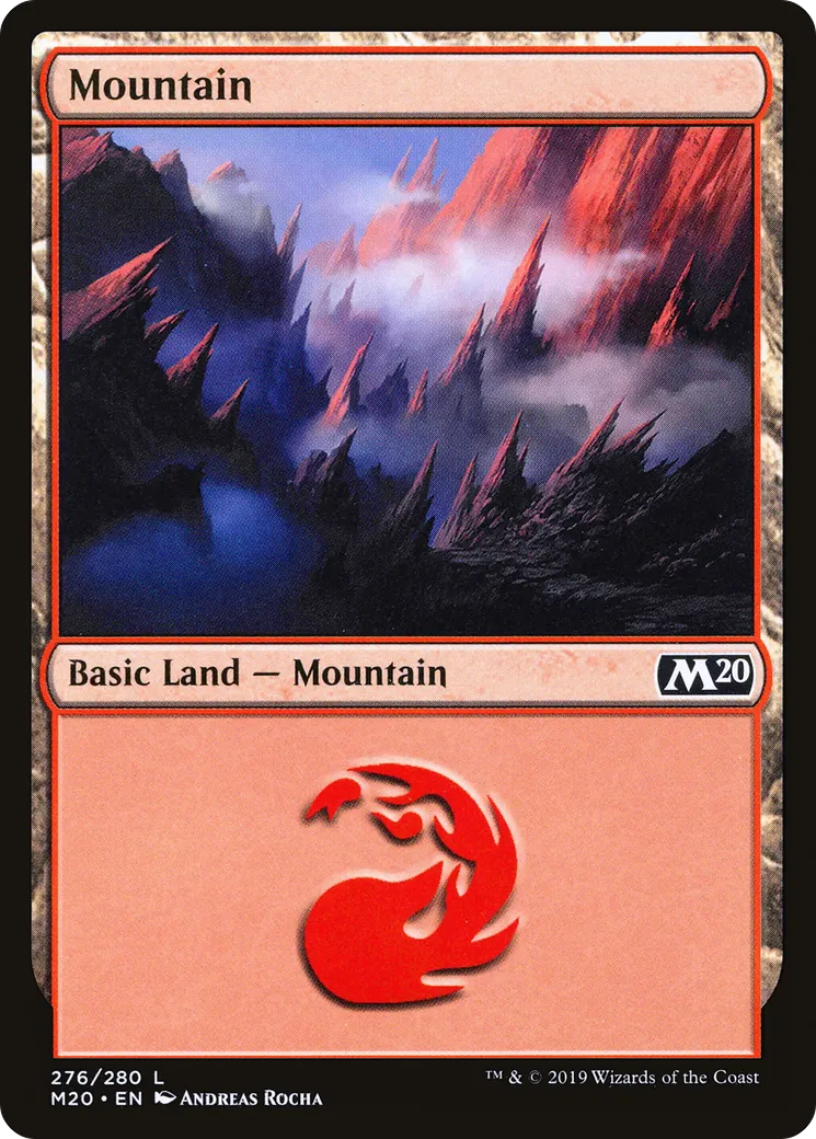 Mountain — Core Set 2020 — Magic: The Gathering