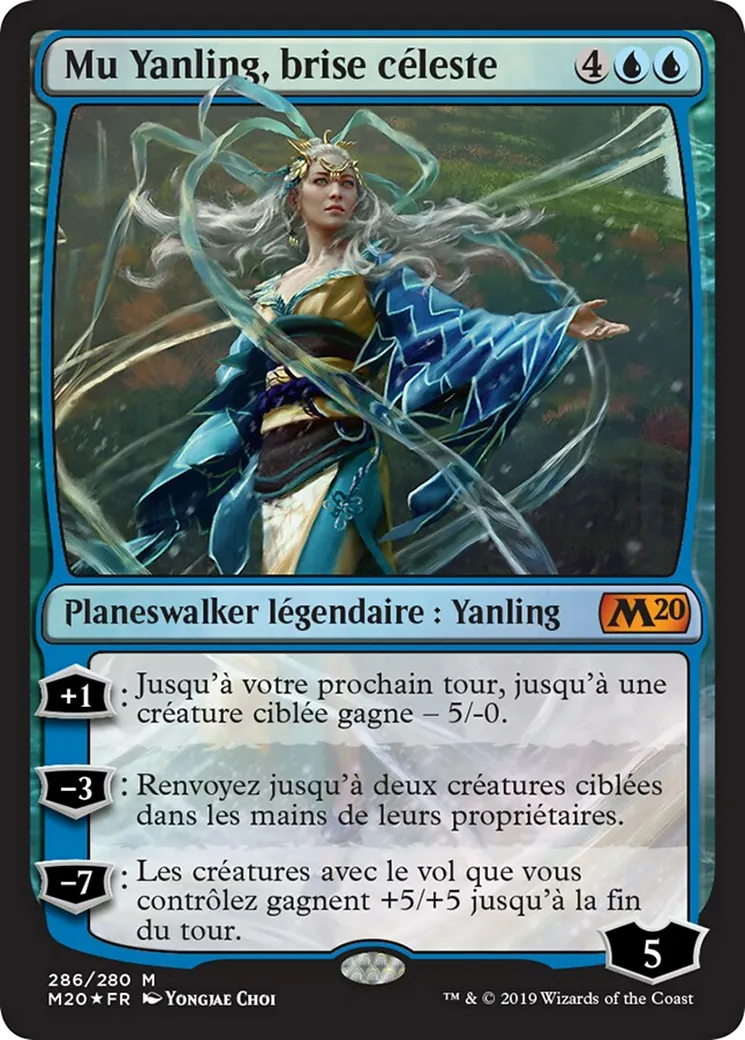 Mu Yanling, brise céleste — Core Set 2020 — Magic: The Gathering