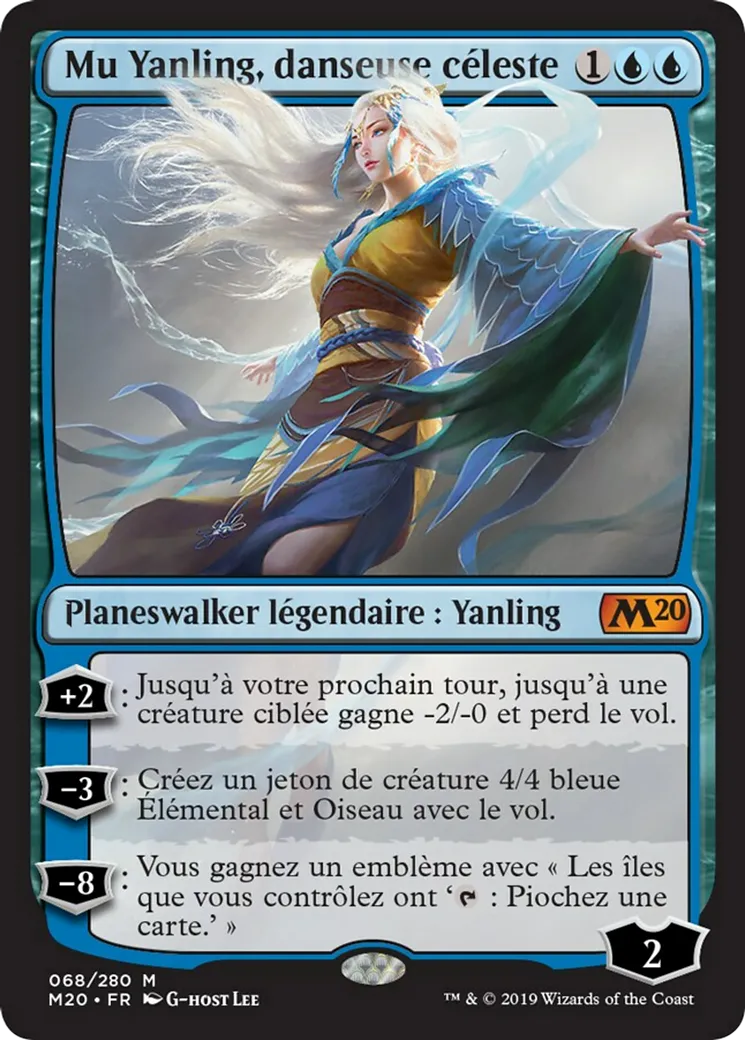 Mu Yanling, danseuse céleste — Core Set 2020 — Magic: The Gathering