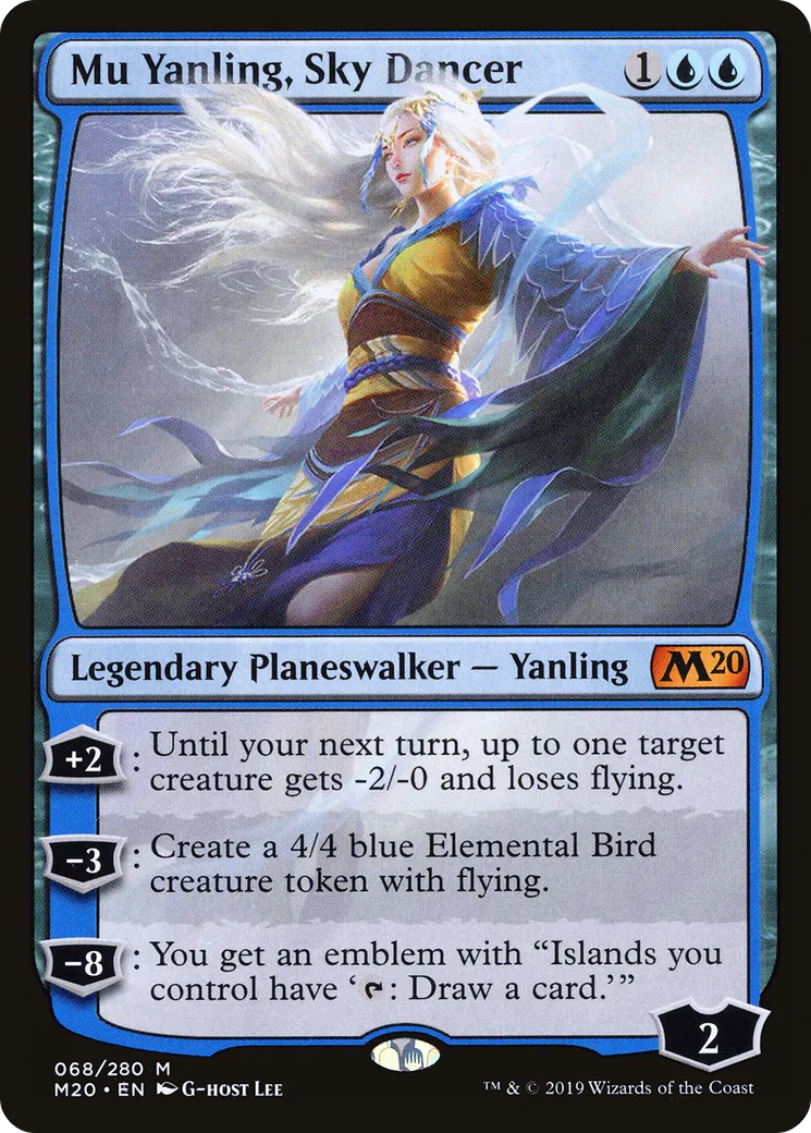 Mu Yanling, danseuse céleste — Core Set 2020 — Magic: The Gathering