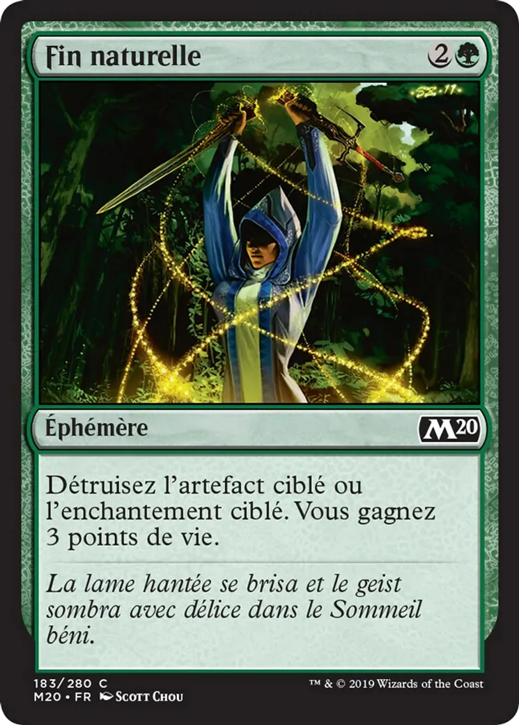 Fin naturelle — Core Set 2020 — Magic: The Gathering