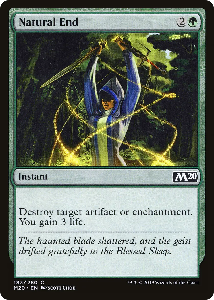Natural End — Core Set 2020 — Magic: The Gathering