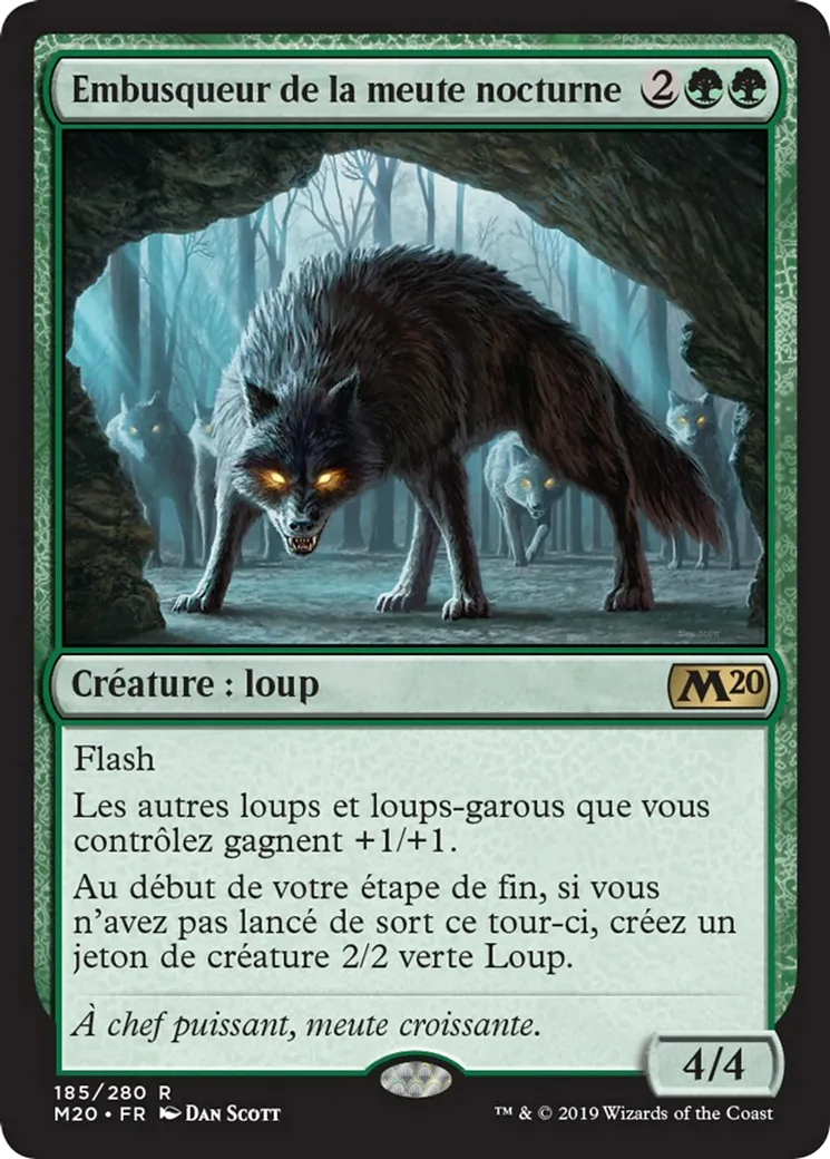 Embusqueur de la meute nocturne — Core Set 2020 — Magic: The Gathering