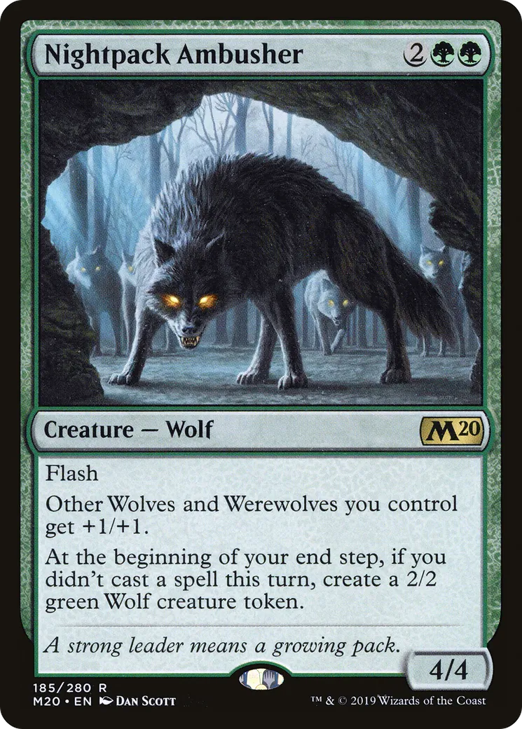 Nightpack Ambusher — Core Set 2020 — Magic: The Gathering