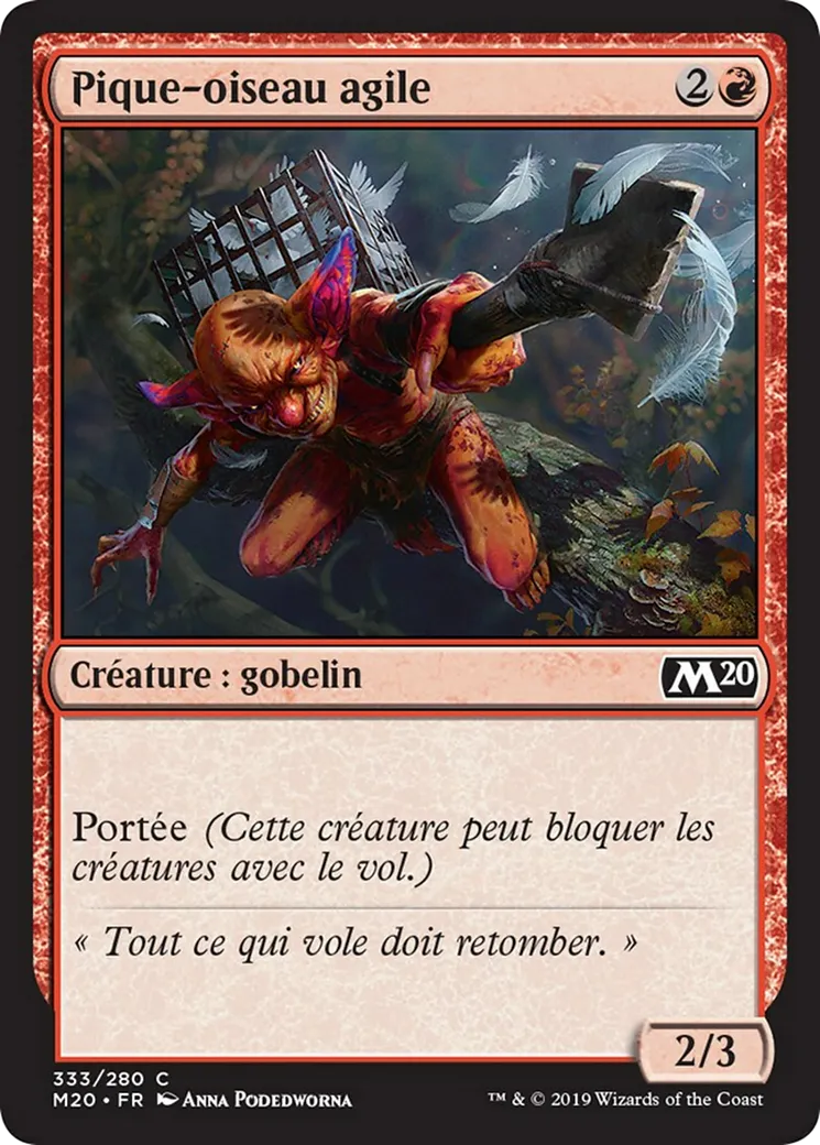 Pique-oiseau agile — Core Set 2020 — Magic: The Gathering