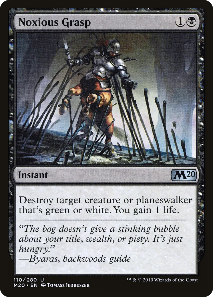 Noxious Grasp from Core Set 2020 - Magic: The Gathering
