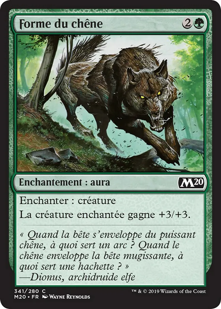 Forme du chêne — Core Set 2020 — Magic: The Gathering