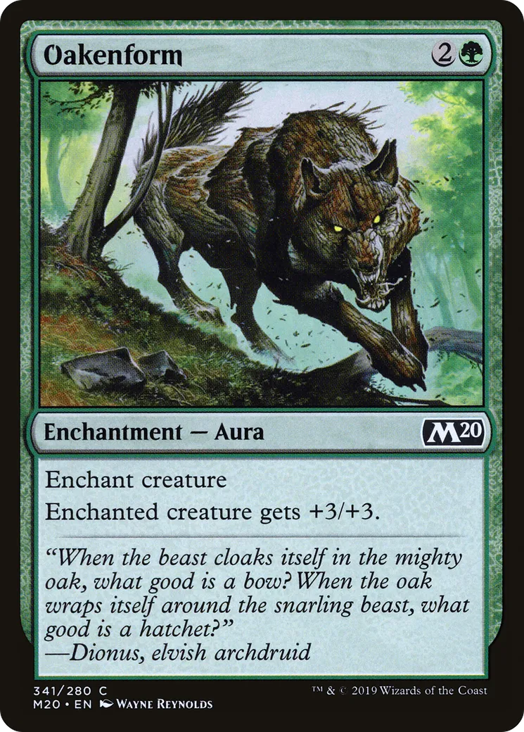 Oakenform — Core Set 2020 — Magic: The Gathering