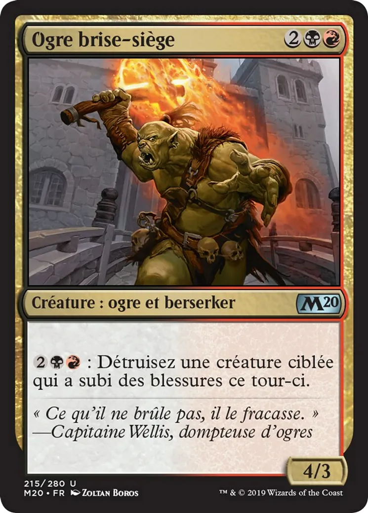 Ogre brise-siège — Core Set 2020 — Magic: The Gathering