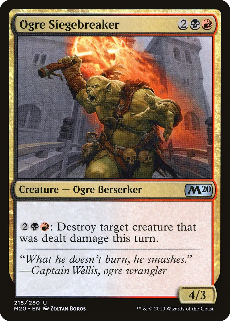 Ogre Siegebreaker — Core Set 2020 — Magic: The Gathering