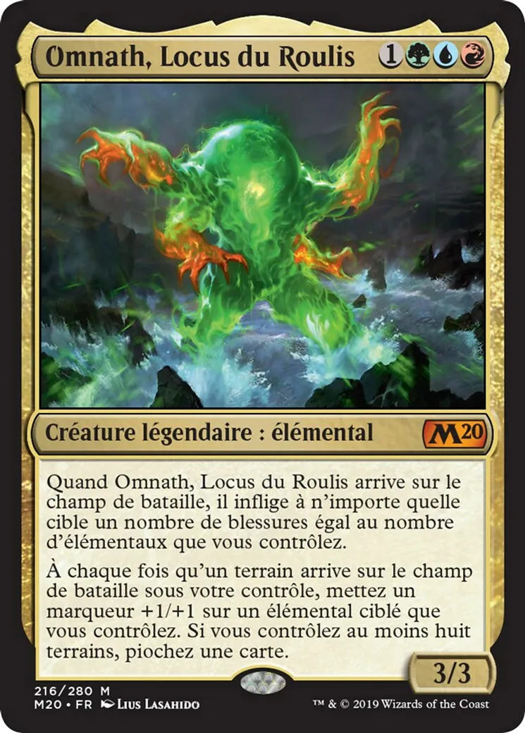 Omnath, Locus du Roulis — Core Set 2020 — Magic: The Gathering