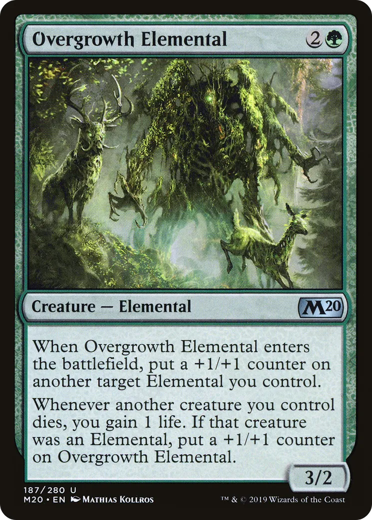 Élémental de luxuriance — Core Set 2020 — Magic: The Gathering