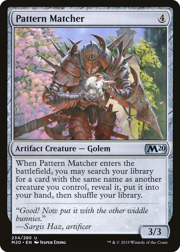 Juxtaposeur de motifs — Core Set 2020 — Magic: The Gathering
