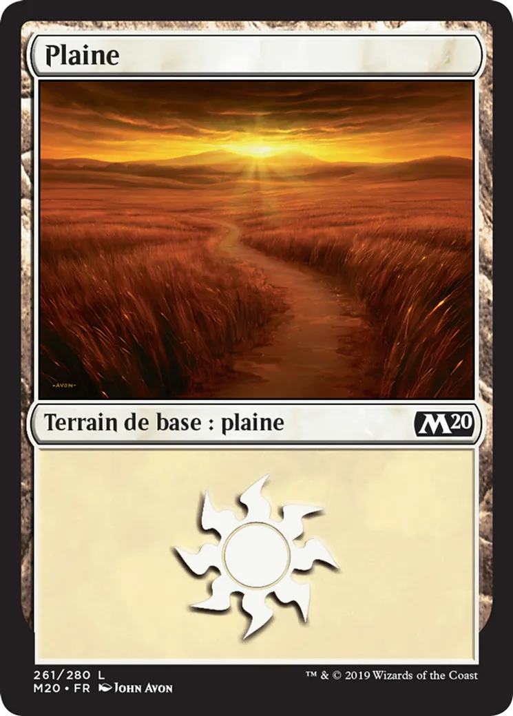Plaine — Core Set 2020 — Magic: The Gathering