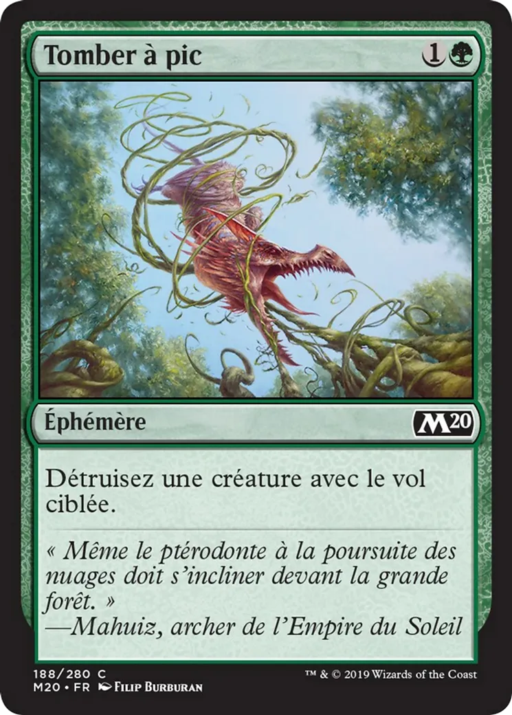 Tomber à pic — Core Set 2020 — Magic: The Gathering