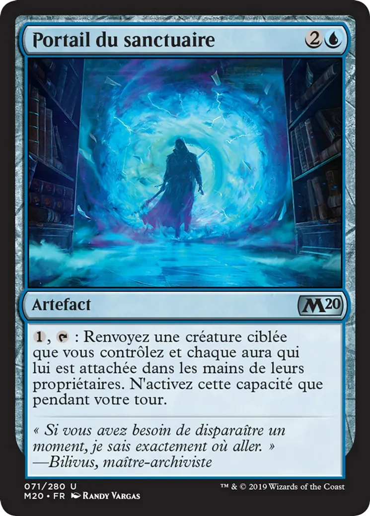Portail du sanctuaire — Core Set 2020 — Magic: The Gathering