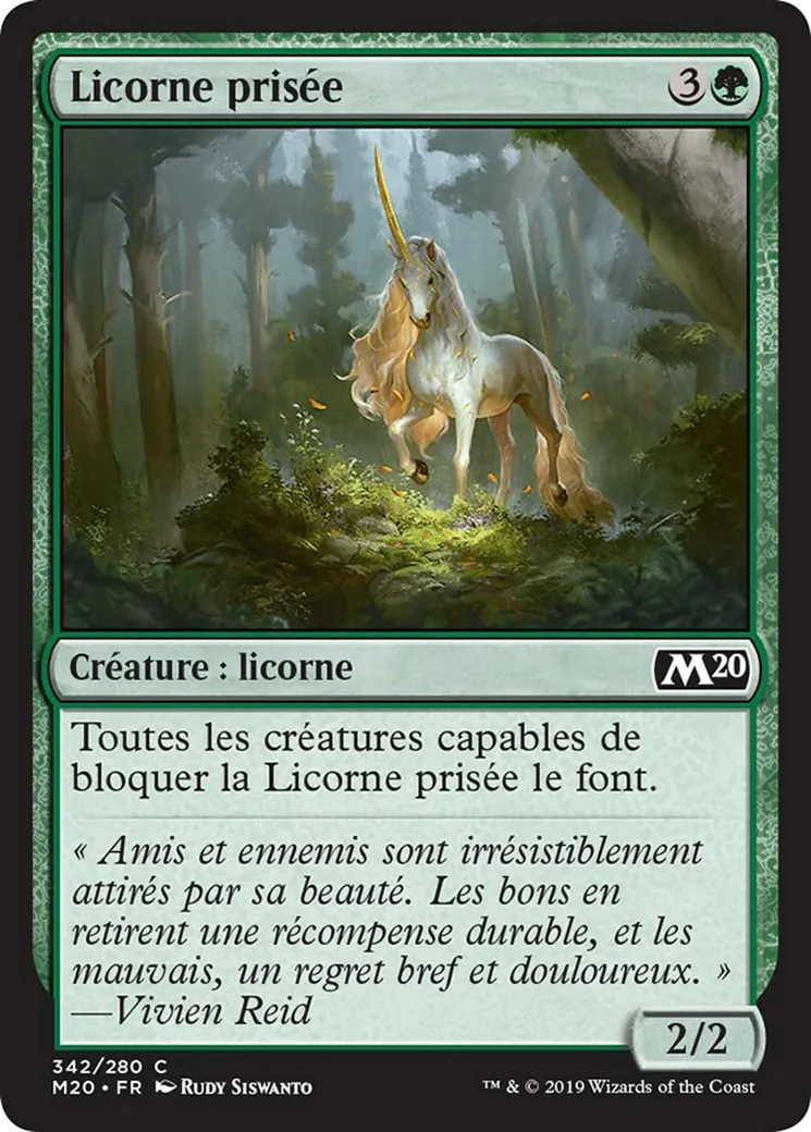Licorne prisée — Core Set 2020 — Magic: The Gathering