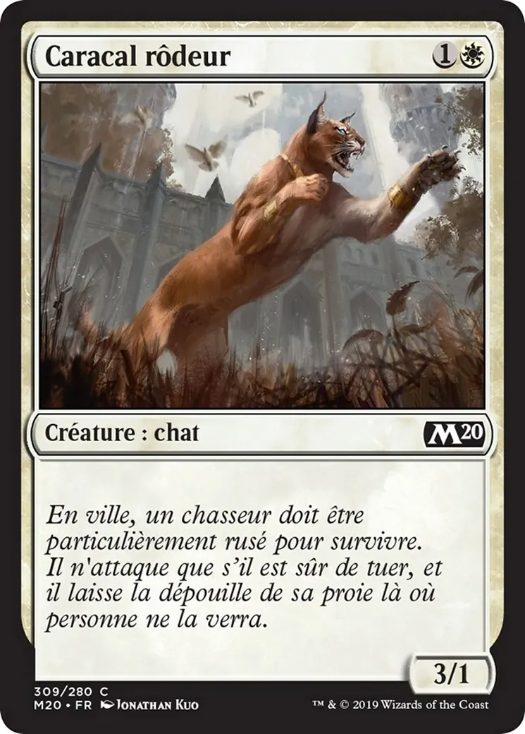 Caracal rôdeur — Core Set 2020 — Magic: The Gathering