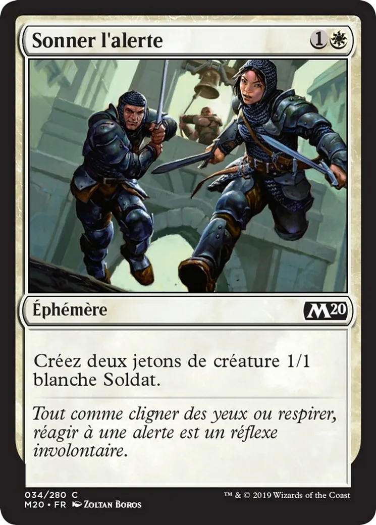 Sonner l'alerte — Core Set 2020 — Magic: The Gathering