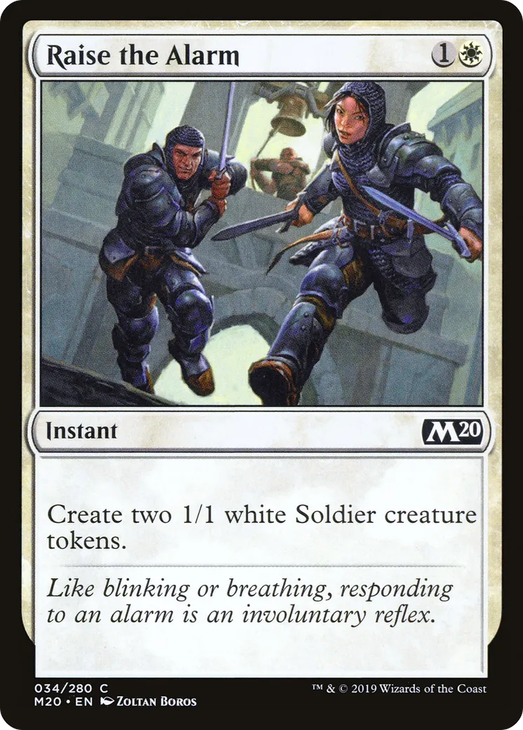 Sonner l'alerte — Core Set 2020 — Magic: The Gathering