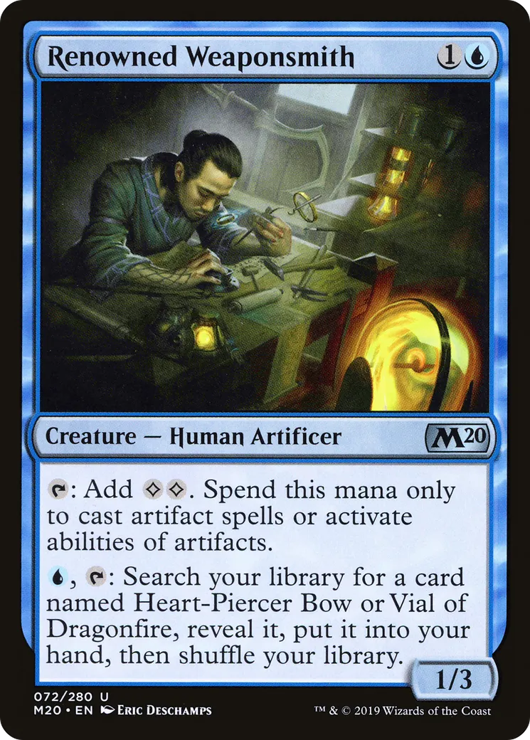 Renowned Weaponsmith — Core Set 2020 — Magic: The Gathering