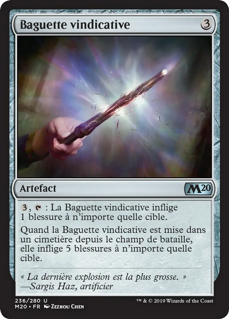 Baguette vindicative — Core Set 2020 — Magic: The Gathering