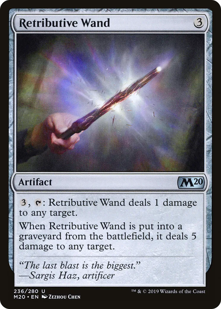 Baguette vindicative — Core Set 2020 — Magic: The Gathering