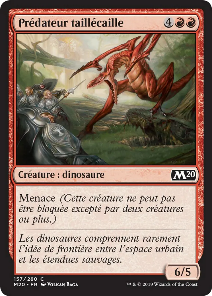 Prédateur taillécaille — Core Set 2020 — Magic: The Gathering