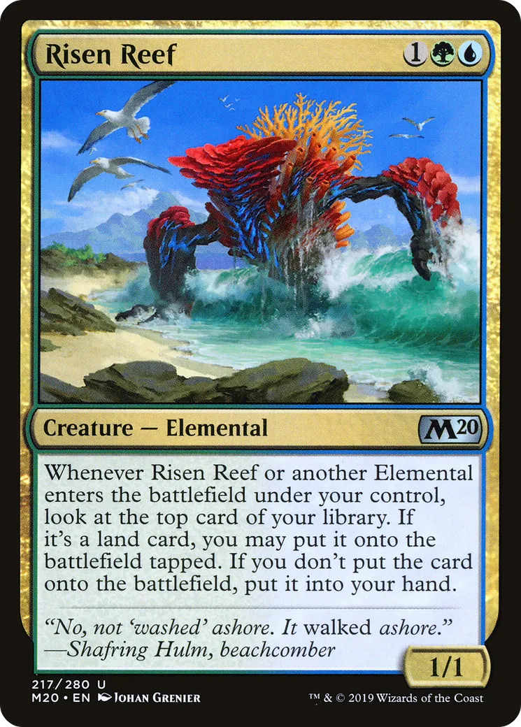Récif émergent — Core Set 2020 — Magic: The Gathering