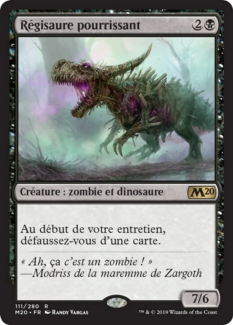 Régisaure pourrissant from Core Set 2020 - Magic: The Gathering