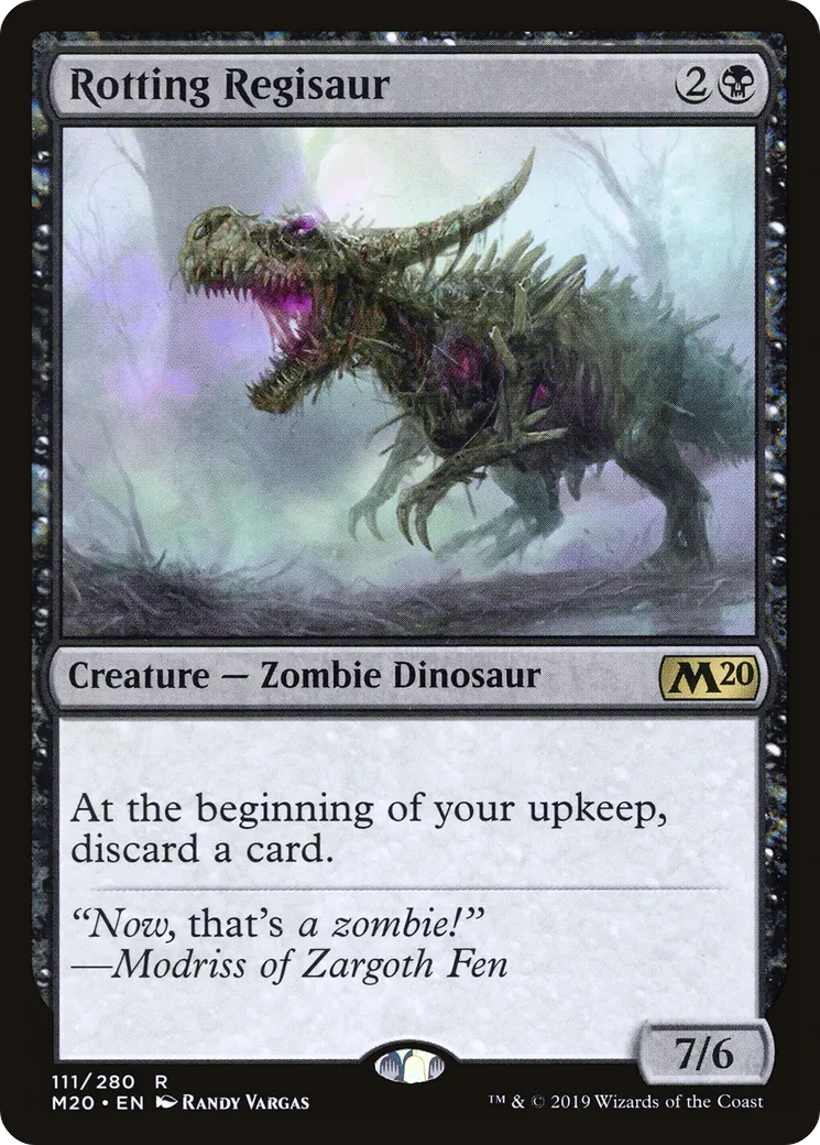 Rotting Regisaur — Core Set 2020 — Magic: The Gathering