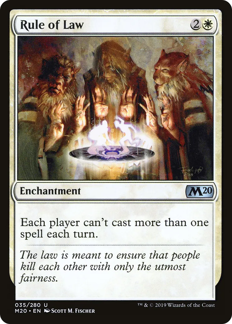 Autorité de la loi — Core Set 2020 — Magic: The Gathering