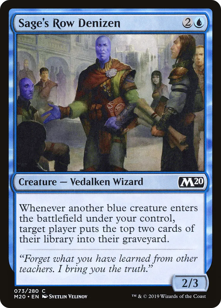 Habitant du rang du Sage — Core Set 2020 — Magic: The Gathering