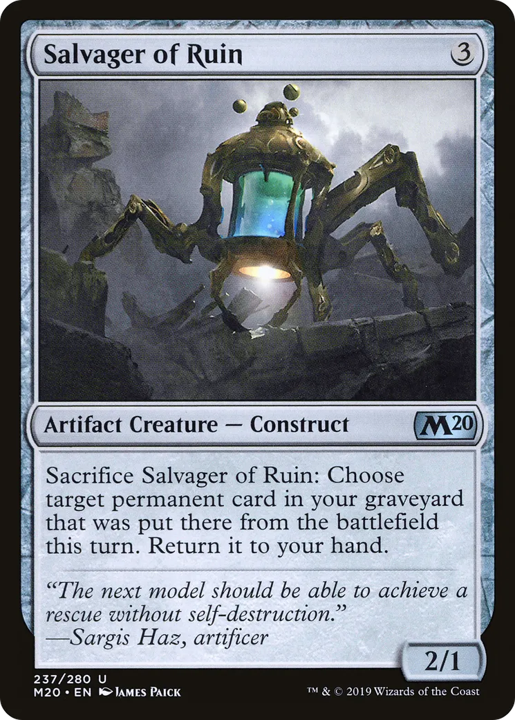 Récupérateur des ruines — Core Set 2020 — Magic: The Gathering