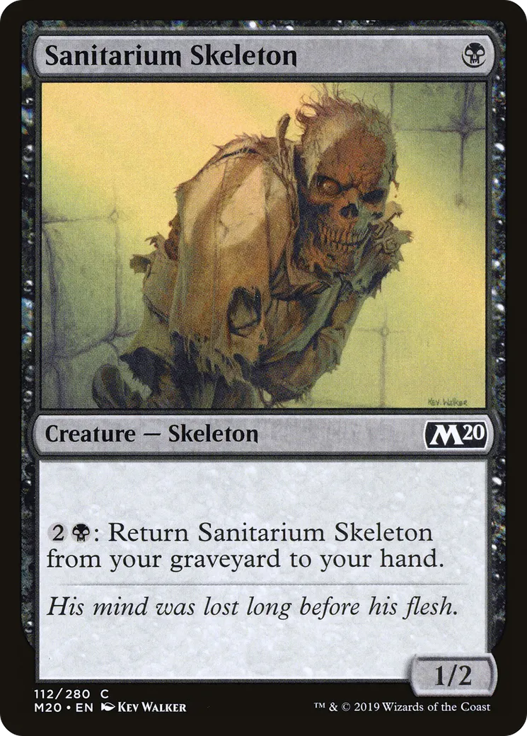 Sanitarium Skeleton — Core Set 2020 — Magic: The Gathering