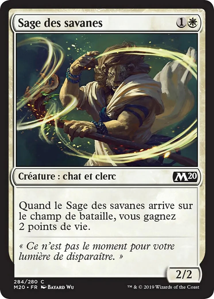 Sage des savanes from Core Set 2020 - Magic: The Gathering
