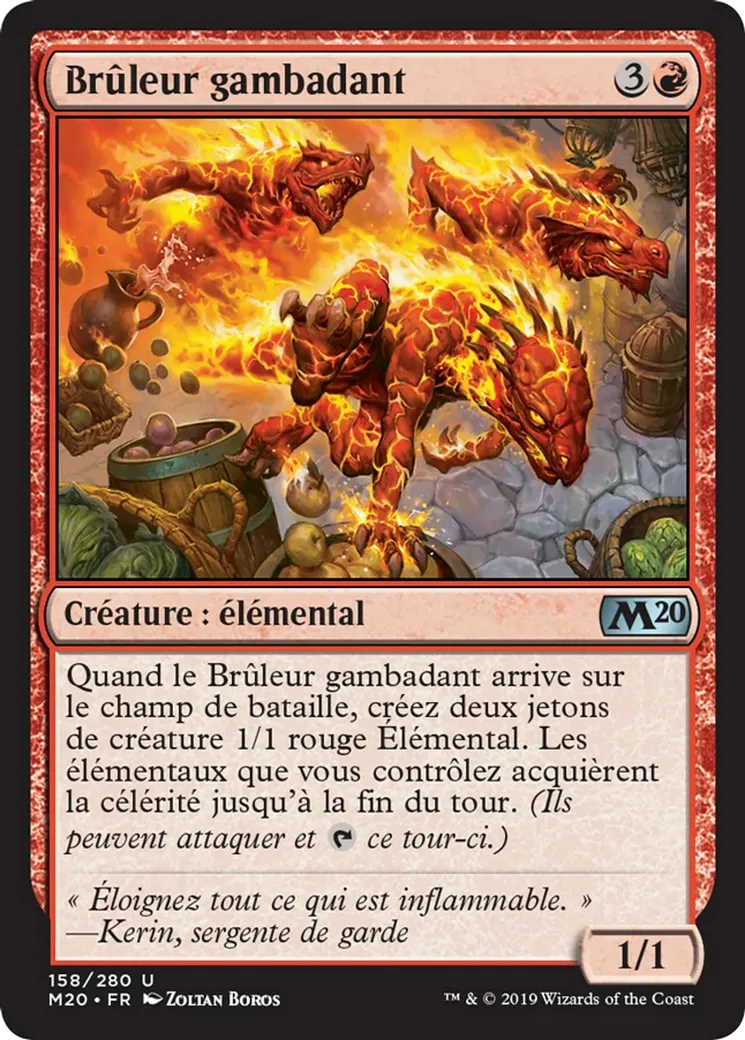 Brûleur gambadant — Core Set 2020 — Magic: The Gathering