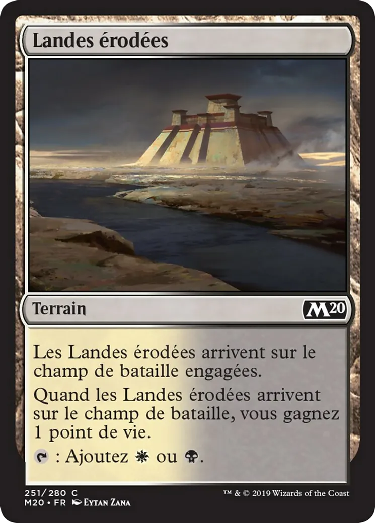 Landes érodées — Core Set 2020 — Magic: The Gathering