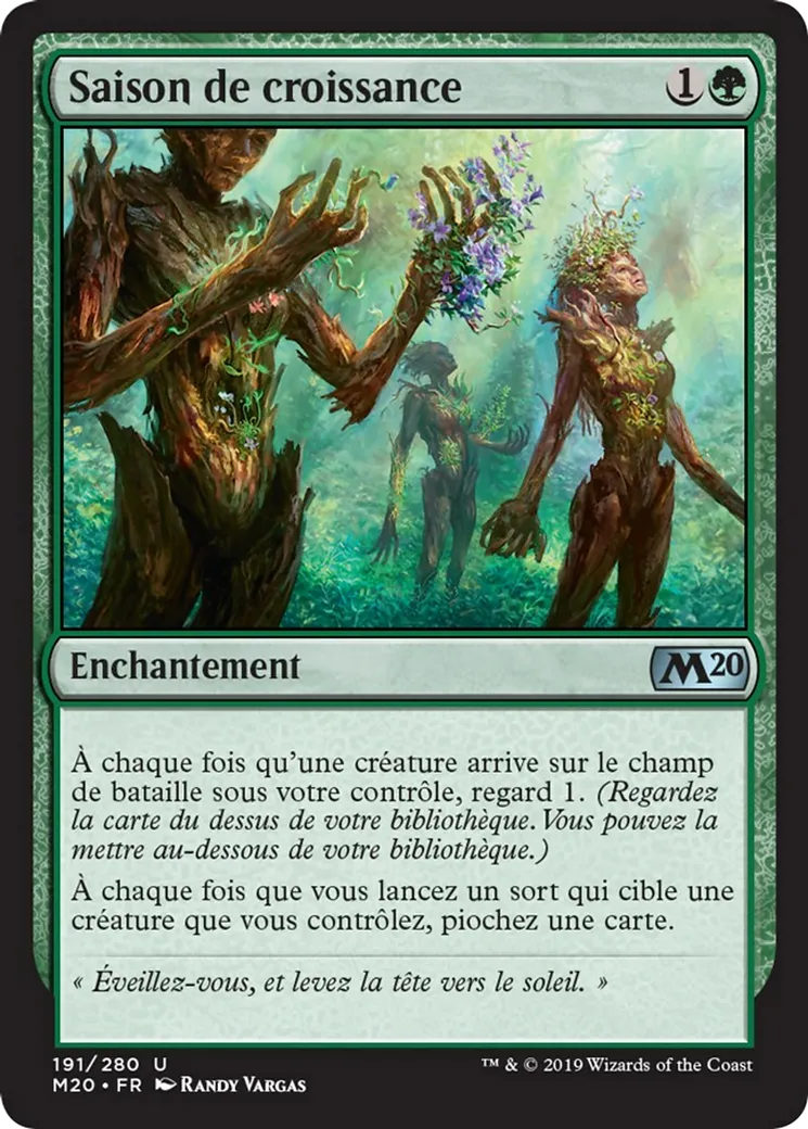 Saison de croissance — Core Set 2020 — Magic: The Gathering