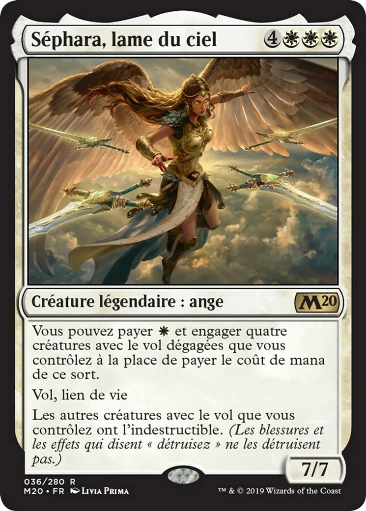Séphara, lame du ciel — Core Set 2020 — Magic: The Gathering