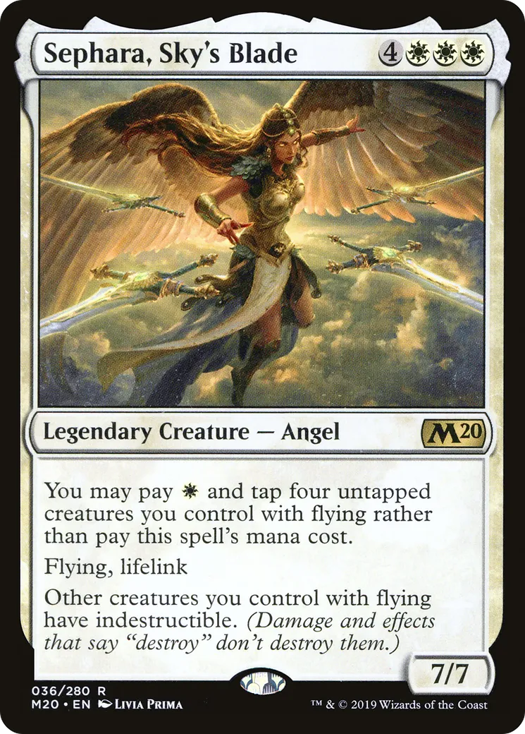 Sephara, Sky's Blade — Core Set 2020 — Magic: The Gathering