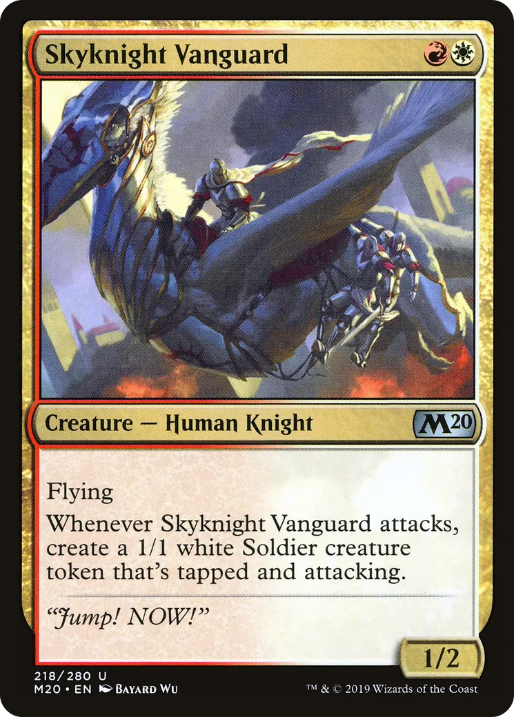 Avant-garde des chevaliers célestes — Core Set 2020 — Magic: The Gathering