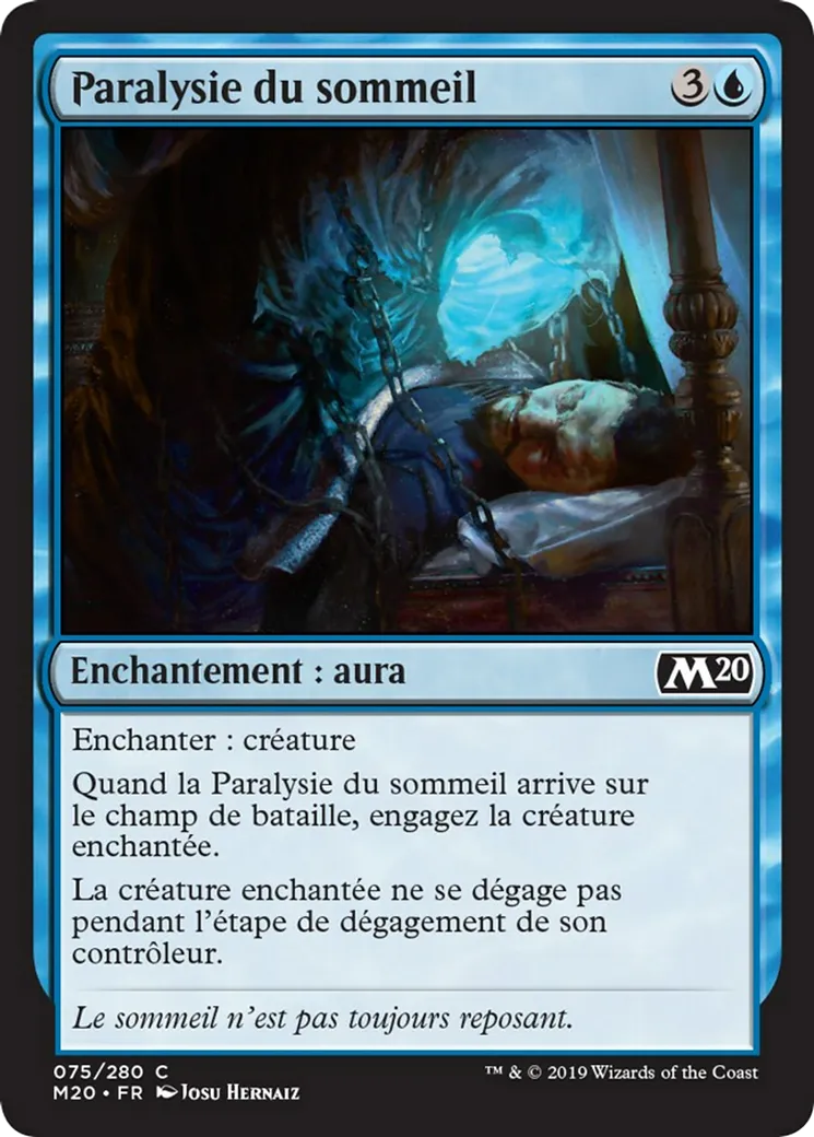 Paralysie du sommeil — Core Set 2020 — Magic: The Gathering