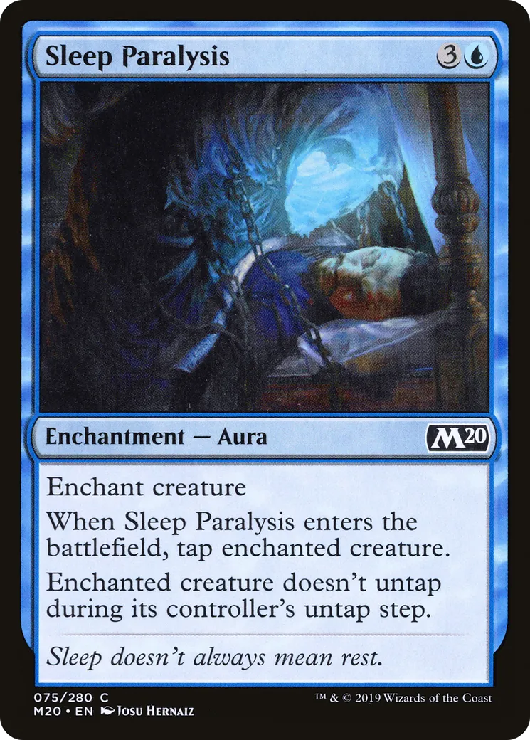 Paralysie du sommeil — Core Set 2020 — Magic: The Gathering