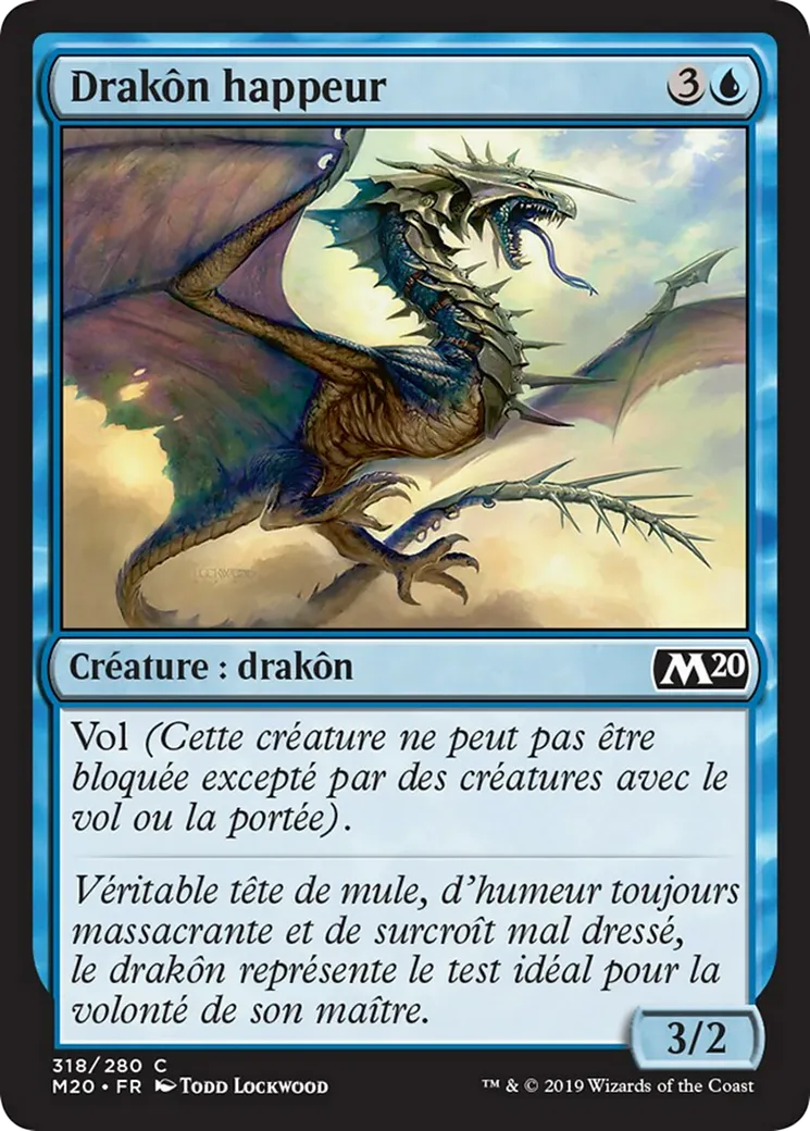 Drakôn happeur — Core Set 2020 — Magic: The Gathering