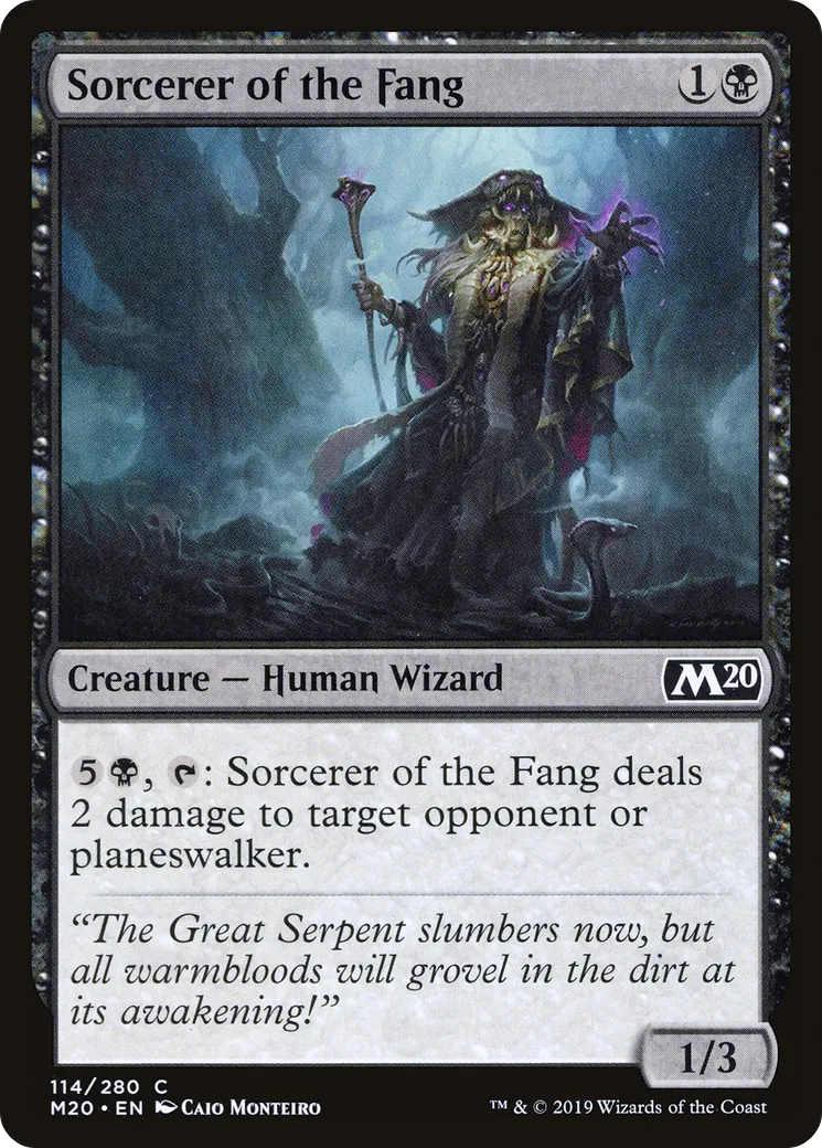 Sorcier du Crochet — Core Set 2020 — Magic: The Gathering