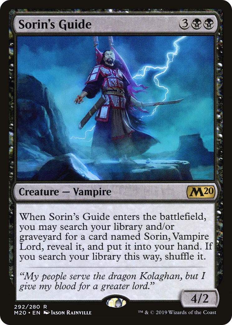 Sorin's Guide — Core Set 2020 — Magic: The Gathering